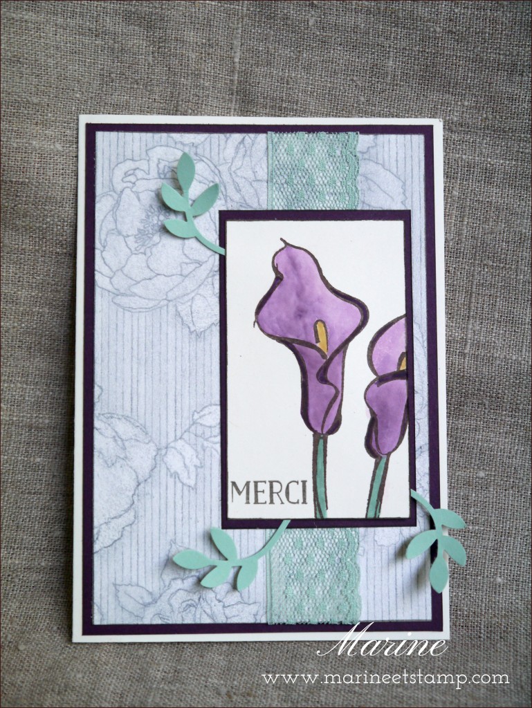 StampinUp - Marine Wiplier pour SB - Sketch 109