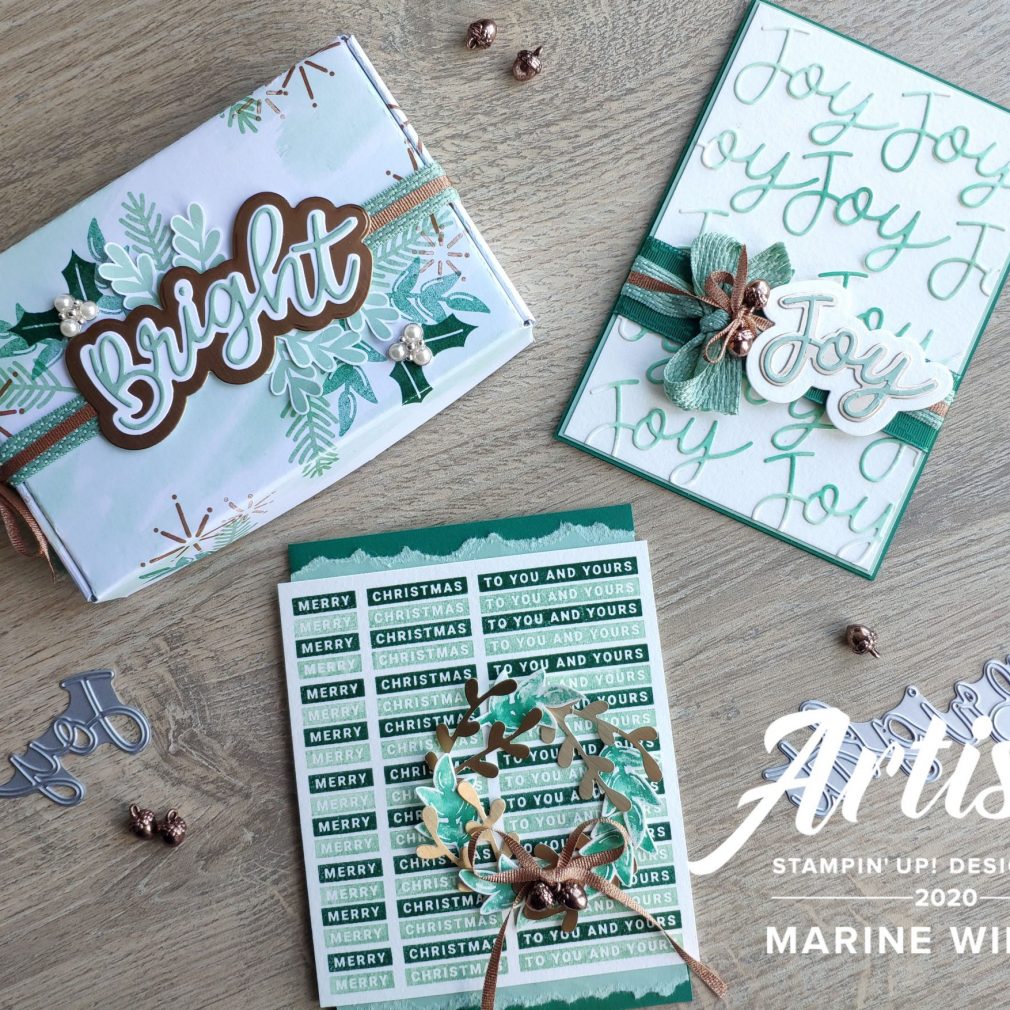 Stampin'Up! Artisan Design Team Blop Hop Marché du Poinsettia
